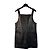 Schwarzes Leder-Pinafore-Kleid Maje