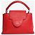 Louis Vuitton Borsa Capucines in pelle rossa - vista 2