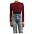 Alaïa Rote Johannisbeer cropped Wollcardigan - Größe UK 8