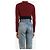 Alaïa Rote Johannisbeer cropped Wollcardigan - Größe UK 8 - Ansicht 2