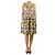 Prada Vestido blanco sin mangas estampado - talla UK 12