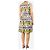 Prada Vestido blanco sin mangas estampado - talla UK 12 - vista 2