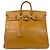 Borsa Tote Haut à Courroies 50 di Hermès Beige