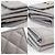 Billetera compacta de piel de caviar Chanel con tres pliegues Gris - vista 17