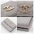 Billetera compacta de piel de caviar Chanel con tres pliegues Gris - vista 19