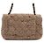Bolsa de Ombro Chanel Matelassé em Tweed Marrom - vista 3