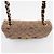 Bolsa de Ombro Chanel Matelassé em Tweed Marrom - vista 6