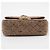 Bolsa de Ombro Chanel Matelassé em Tweed Marrom - vista 7