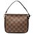 Trousse Pochette Damier Ebene Braun Louis Vuitton