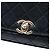 Chanel Nero Medio In Pelle Di Agnello Trapuntata La Parisienne Flap - vista 6