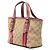 Borsa Jolicoeur in tela GG beige di Gucci - vista 2