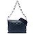 Coussin PM aus gepolstertem blauen Lammleder mit Monogramm von Louis Vuitton Marineblau