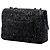 Chanel Nero Jumbo Classico Paillettes Flap Singolo - vista 2