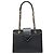 Borsa Tote in Pelle di Vitello Chevron Blu di Chanel con Collo e Cravatta Blu navy