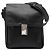 Sac de voyage messager en Saffiano noir de Prada