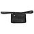 Belt bag doppia zip in agnello nero Chanel Mania