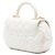 Chanel Weißes CC gesteppte Lammleder Handtasche - Ansicht 2