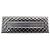 NEUE CHANEL BROSCHE NAMENSABZEICHEN SILBER QUILTED METALL 2.9X5.8CM