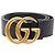 Gucci GG Marmont Ledergürtel Schwarz