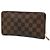 Portafoglio lungo con zip Damier Louis Vuitton Metallico Bronzo - vista 2