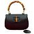 Borsa in pelle Gucci Bamboo Nero