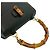 Borsa in pelle Gucci Bamboo Nero - vista 5
