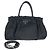 Prada Nylon-Leder Tessuto Logo Tote Bag Schwarz