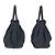 Prada Nylon-Leder Tessuto Logo Tote Bag Schwarz - Ansicht 7