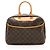 Vintage Monogramm Canvas Deauville Tasche von Louis Vuitton Braun