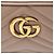 Gucci Matelassé Pelle GG Marmont Piccola Borsa a Spalla Marrone Beige - vista 9
