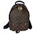Louis Vuitton Backpack Palm Springs PM Monogram Canvas Backpack Brown