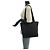 Bolsa de ombro em nylon tessuto com logo triangular Prada Preto - vista 6