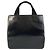 Tote Borsa a mano Prada Tessuto in pelle e nylon Nero - vista 2