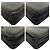 Tote Borsa a mano Prada Tessuto in pelle e nylon Nero - vista 4