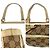Bolso tote de cuero GG beige de Gucci Castaño - vista 5