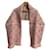 Sciarpa Logomania Monogram Louis Vuitton Rosa  - vista 6