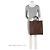 Borsa Tote Sac Plat Damier Ebene Louis Vuitton Marrone - vista 5