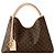 Borsa Louis Vuitton Again Tela Monogramma Marrone