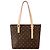 Borsa Louis Vuitton Piano Tela Monogramma Marrone