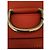 Borsa a spalla Burberry in pelle arancione - vista 2