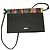 Aldo Clutch de cuero multicolor con estampado de serpiente Negro Rosa Verde Amarillo