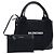 Borsa Tote Cabas XS Balenciaga in tela 2way Nero Argento 390346 Auth SW2262SAM