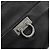 Borsa a mano in pelle nera e argento Gancini di Salvatore Ferragamo Auth bs34239 Nero - vista 17