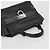 Borsa a mano in pelle nera e argento Gancini di Salvatore Ferragamo Auth bs34239 Nero - vista 6