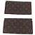 LOUIS VUITTON Cartera Larga Monogram Damier Ebene 5 Set LV Auth BA11527 Monograma - vista 3