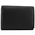 SAINT LAURENT Key Case Leather Black Silver Auth bs34205 Silvery