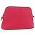 Hermès HERMES Bolide MM Tasche aus rotem Canvas mit Silber authentisch ka3522