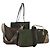 Borsa sportiva PRADA in nylon 4 pezzi marrone khaki Auth YKZ430 Cachi