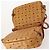 Borsa a Spalla MCM Vicetos Logogram in Pelle PVC Marrone Oro Auth BA11276 D'oro - vista 10