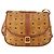 Borsa a Spalla MCM Vicetos Logogram in Pelle PVC Marrone Oro Auth BA11276 D'oro - vista 13